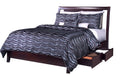 Modus Nevis 4PC E King Storage Bedroom Set in Espresso