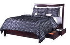 Modus Nevis 4PC E King Storage Bedroom Set in Espresso