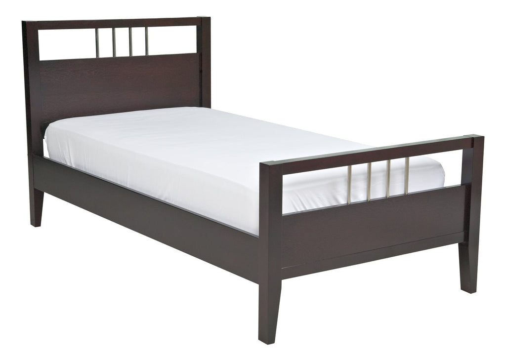 Modus Nevis 5PC Full Platform Bedroom Set w Chest in Espresso