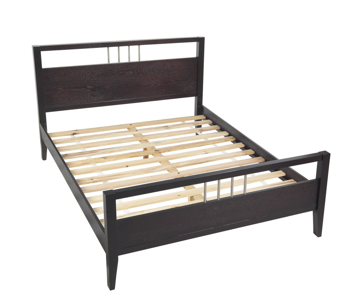 Modus Nevis 5PC Cal King Platform Bedroom Set w 2 Nightstand in Espresso