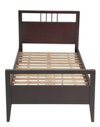 Modus Nevis 5PC Twin Platform Bedroom Set w Chest in Espresso