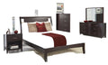 Modus Nevis 5PC Queen Bedroom Set w Chest in Espresso