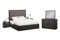 Modus Oxford 5PC E King Storage Bedroom Set w 2 Nightstand in Dolphin