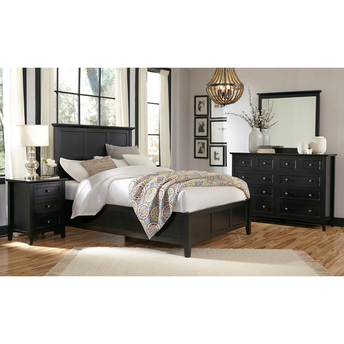 Modus Paragon Dresser Mirror in Black