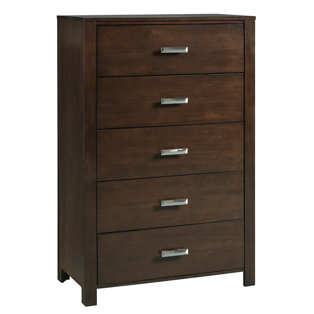Modus Riva 5PC Cal King Platform Bedroom Set with Chest in Chocolate Brown