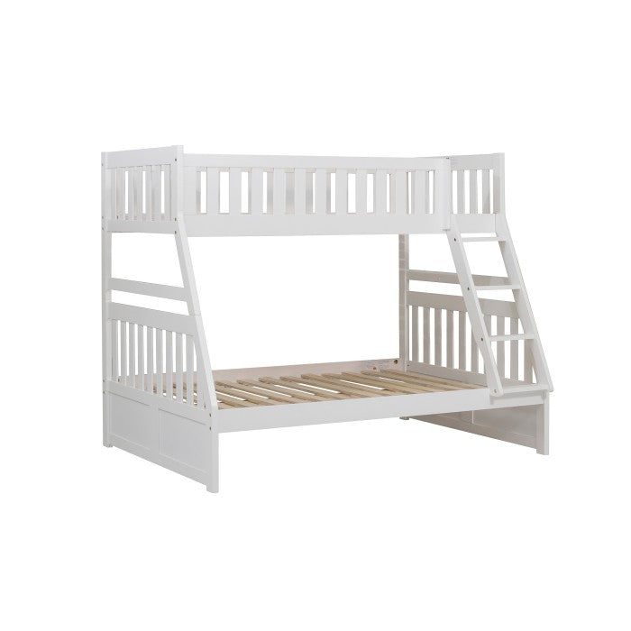 Homelegance Galen Twin / Full Bunk Bed in White