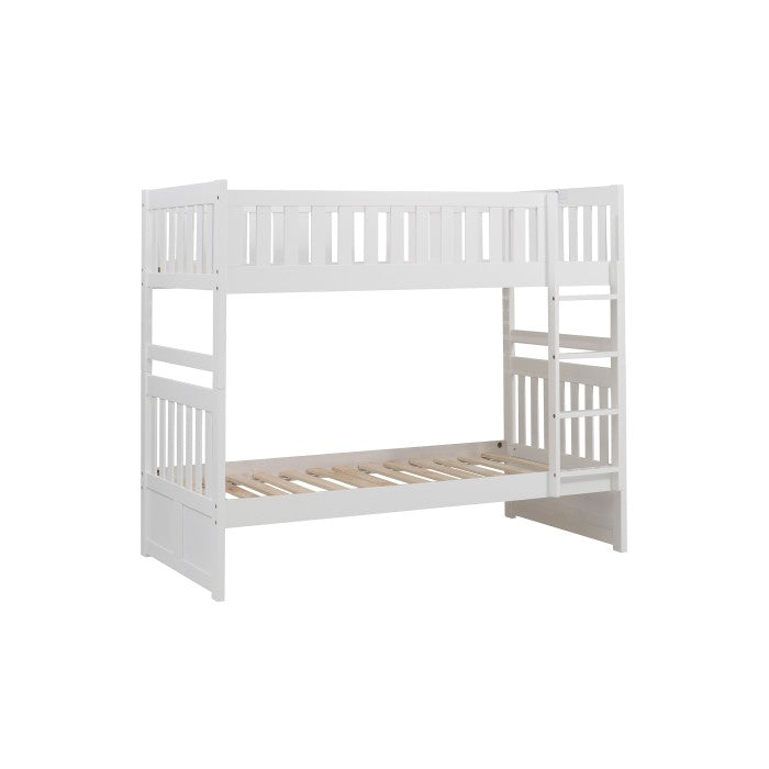 Homelegance Galen Twin / Twin Bunk Bed in White