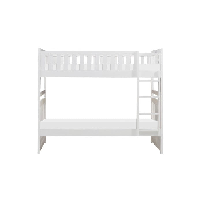 Homelegance Galen Twin / Twin Bunk Bed in White