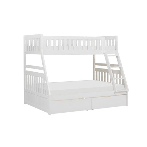 Homelegance Galen Twin / Full Bunk Bed Storage Drawer in White