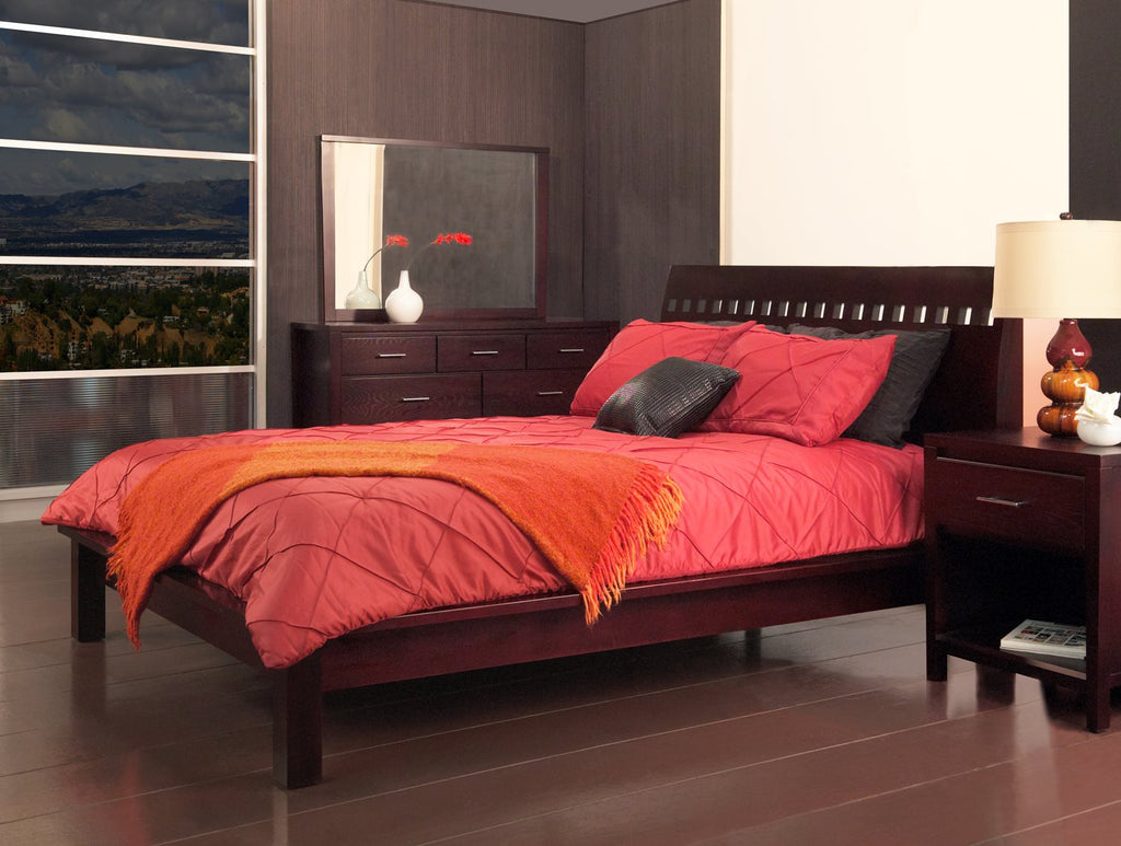Modus Nevis Queen Veneto Platform Bed in Espresso