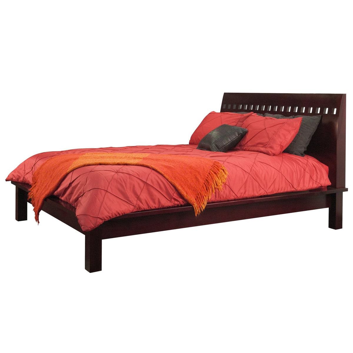 Modus Nevis Queen Veneto Platform Bed in Espresso